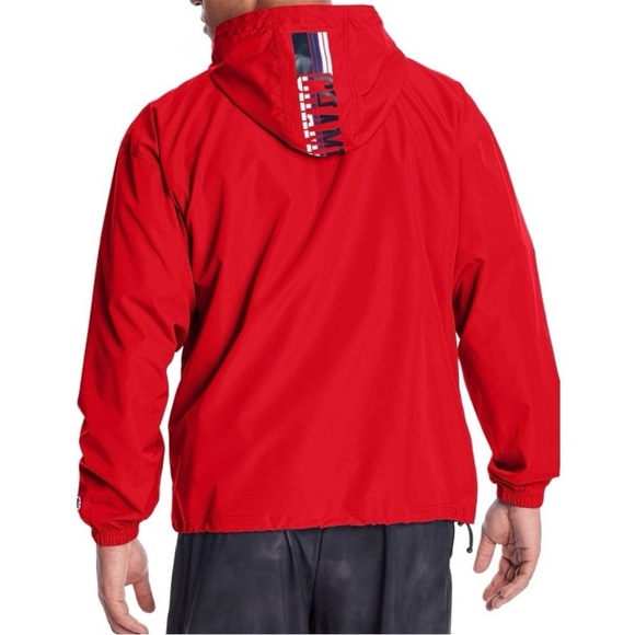NEW Champion Men's Stadium‎ Packable Rain Resistant Windbreaker Jacket Medium - Picture 2 of 6